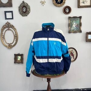 Vintage Y2K Beverly Hills Polo Club Colorblock Windbreaker Jacket – Size XL